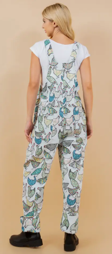 Retro Chicken Overall