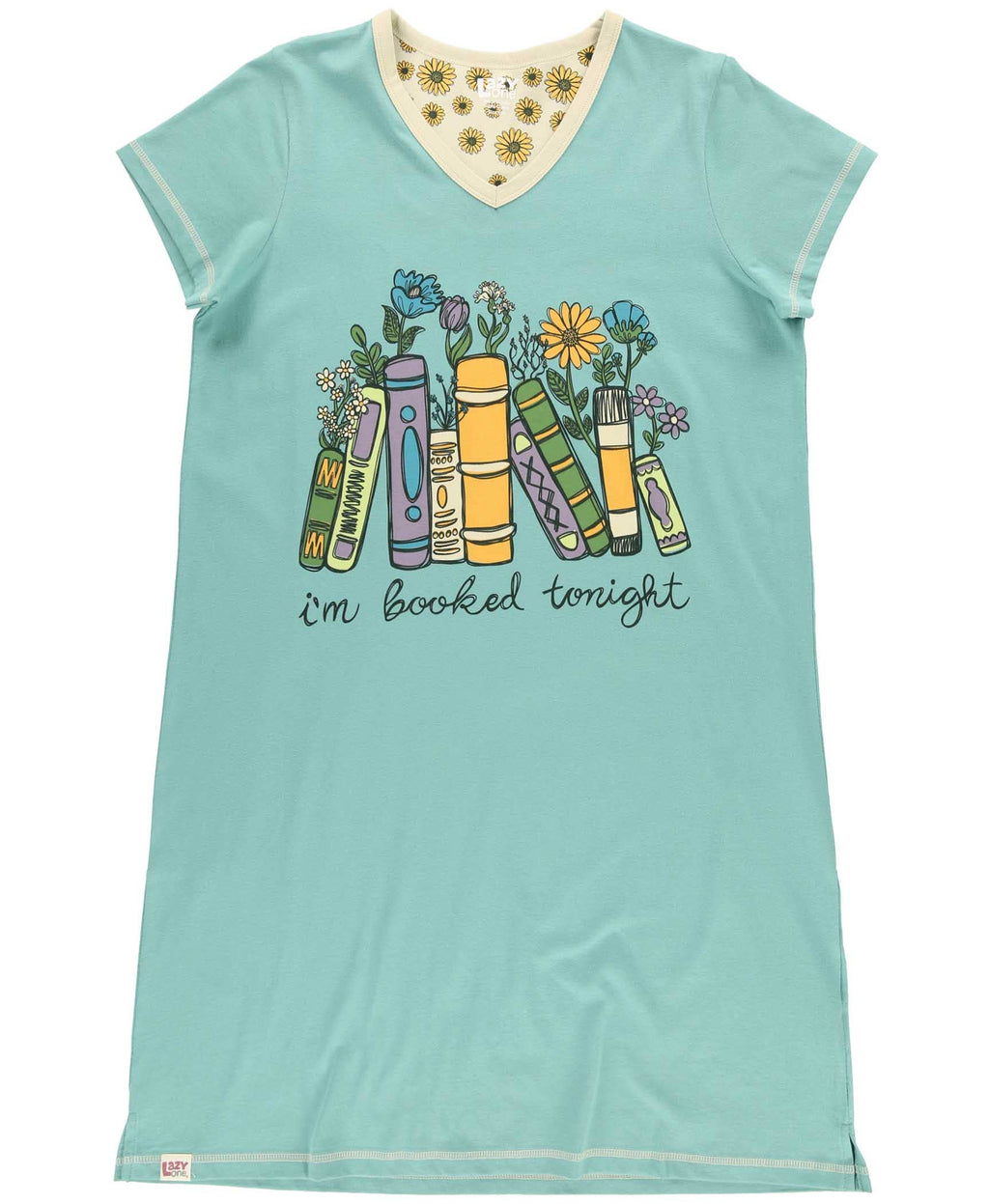 Booked V-Neck Nightshirt