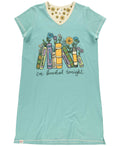 Booked V-Neck Nightshirt